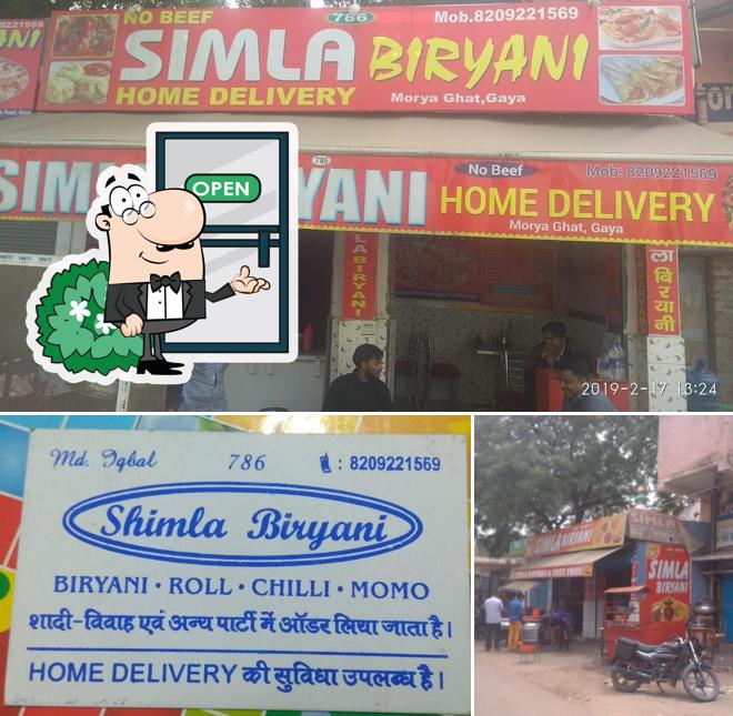 The exterior of Simla Biryani