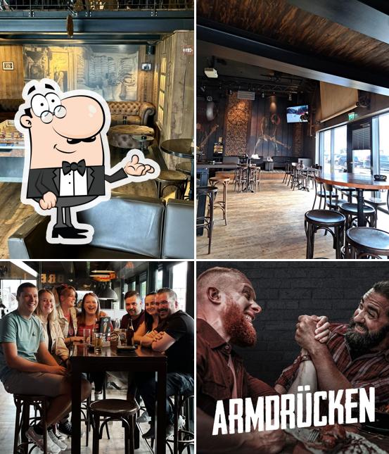 Gli interni di SPORT ROCK Cafe