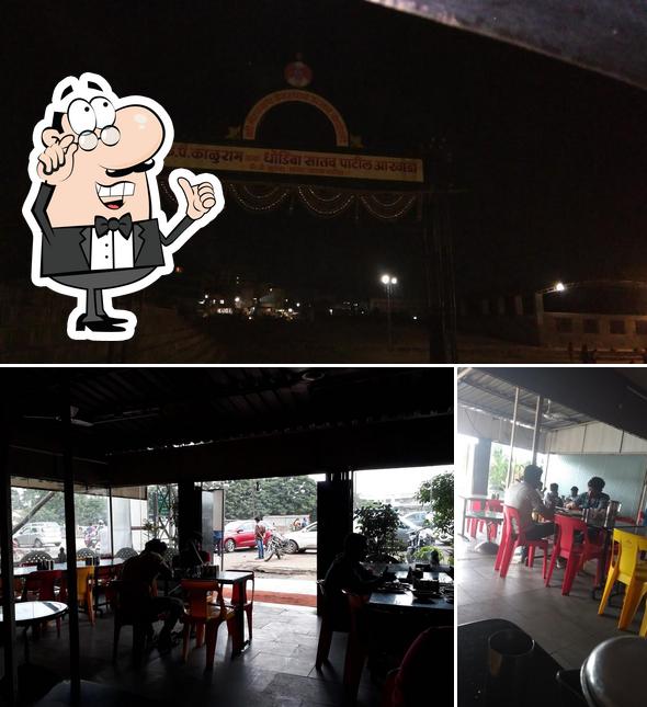 The interior of SAFFRON Pure Veg Restaurant