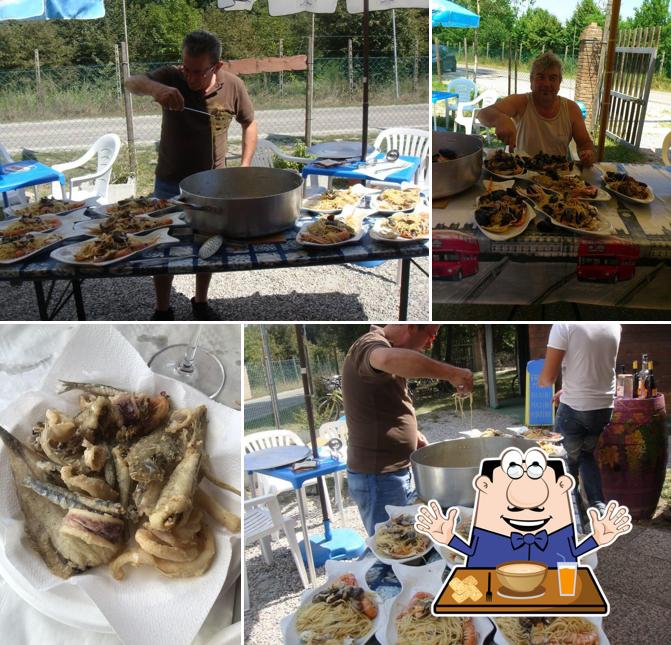 Cibo al il giardino del " DELTA "