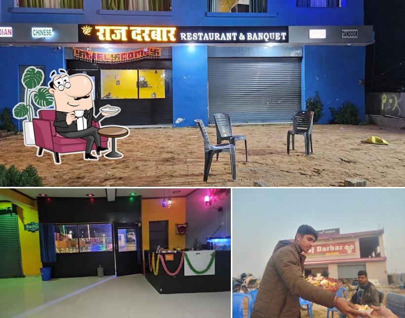 The interior of Raj Darbar Restaurant, Hotel & Banquet Hall