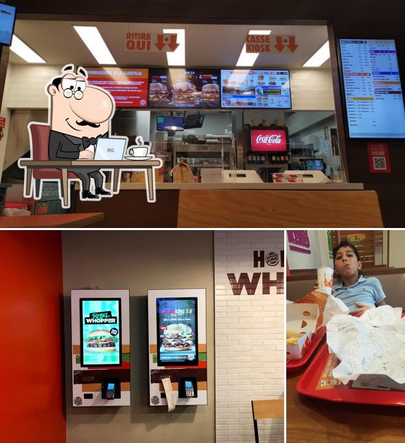 Dai un'occhiata agli interni di Burger King
