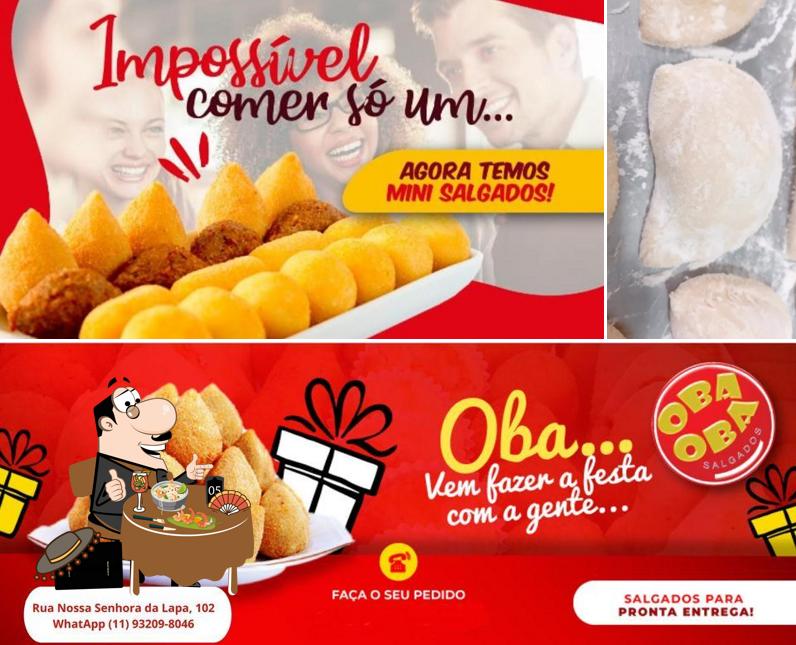 Comida em OBA OBA Salgados
