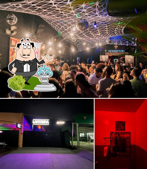 O Lanterna Lounge Bar se destaca pelo exterior e comida