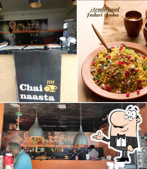 Take a seat at one of the tables at Chai Nasta