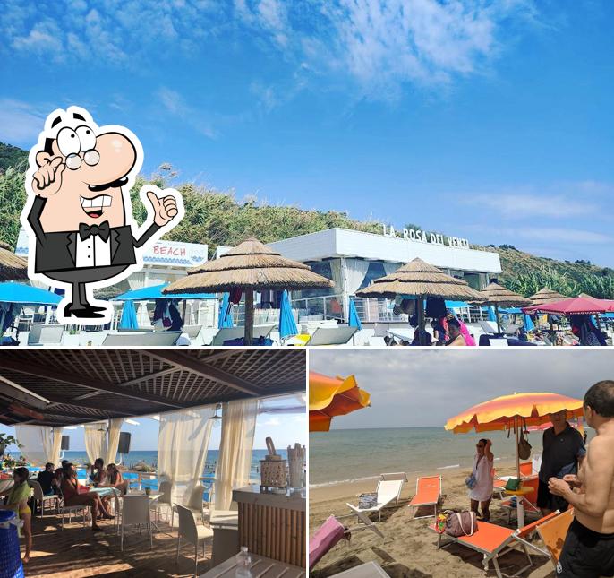 Tra le diverse cose da Lido La Rosa dei Venti si possono trovare la interni e sushi