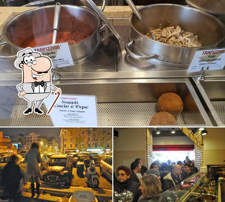 Trapizzino Ponte Milvio si caratterizza per la esterno e cibo