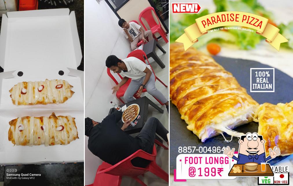 Food at Paradise Pizza