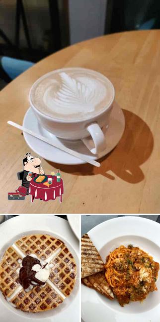 Waffles at Berlin Coffee House