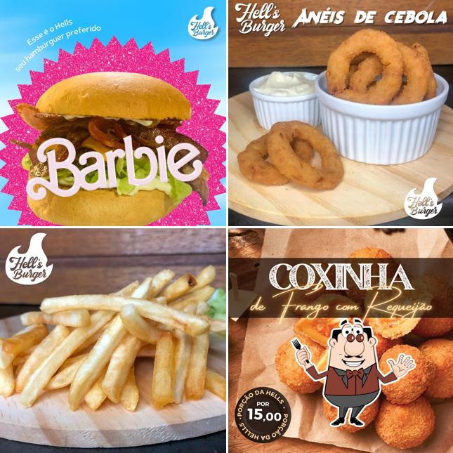 Sanduíche de carne de porco desfiada em Hell's Burger