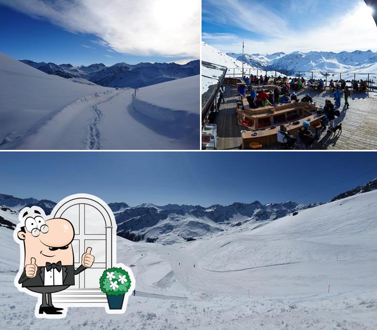 Gli esterni di Bergrestaurant Sattelhütte