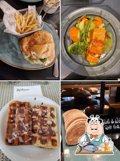 Salmão grelhado em Restaurante Nabuco