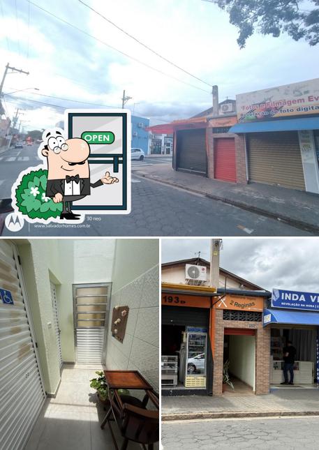 O exterior do Restaurante Vegano 2Reginas