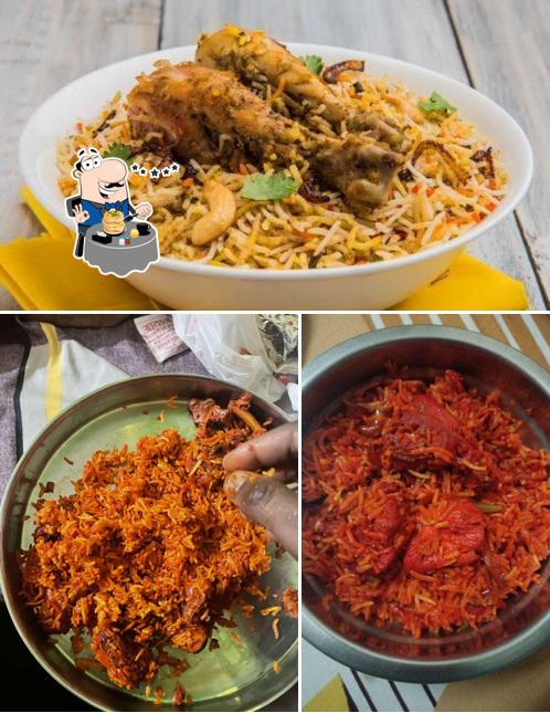 Meals at Aayan Hyderabadi chicken Biryani corner