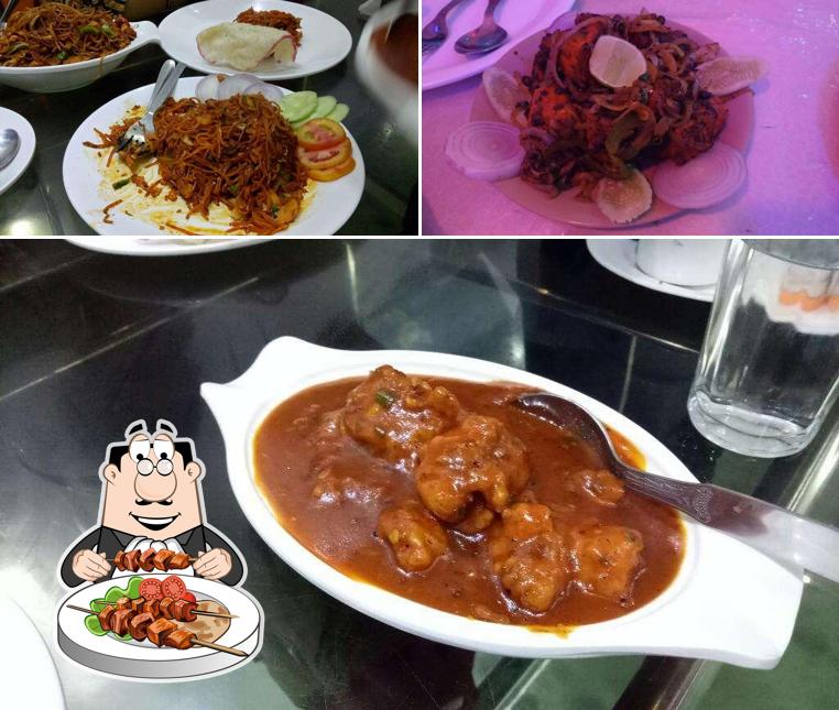 Food at Cafe Club Restaurant