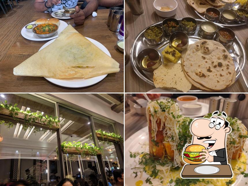 Get a burger at Udupi Krishna Veg Treat