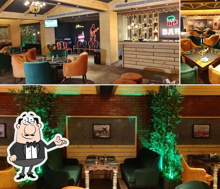 The interior of Hotel Rigal Blu