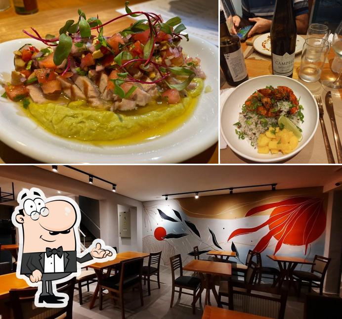 O interior do Tato Mar & Grelha