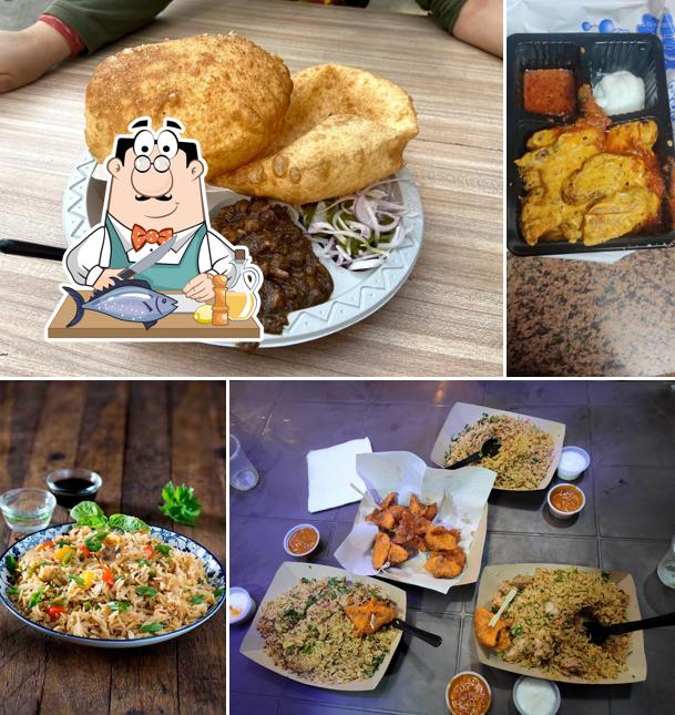 Grilled salmon at Variation Momos King Rohini