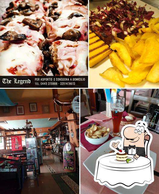 The Legend offre un'ampia selezione di dolci