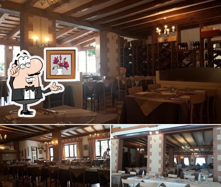 Dai un'occhiata agli interni di Trattoria dalla Bianca