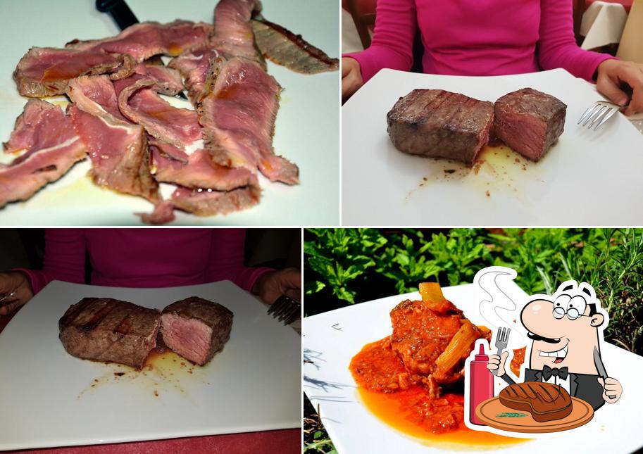 Bar Osteria Pit Stop Nottola serve piatti di carne