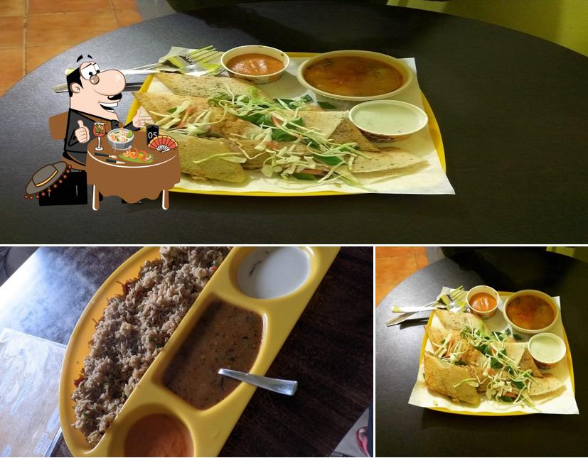 Among different things one can find food and beverage at D=DOSA