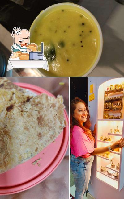 Garlic bread at Varsha's Authentic Maharashtrian