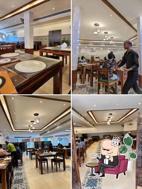 The interior of Peshawar Restaurant