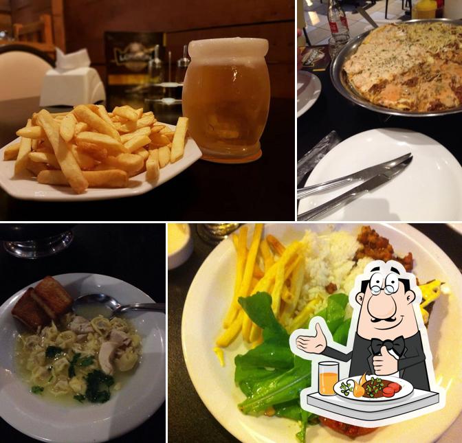 Comida em London Burger e Pizza