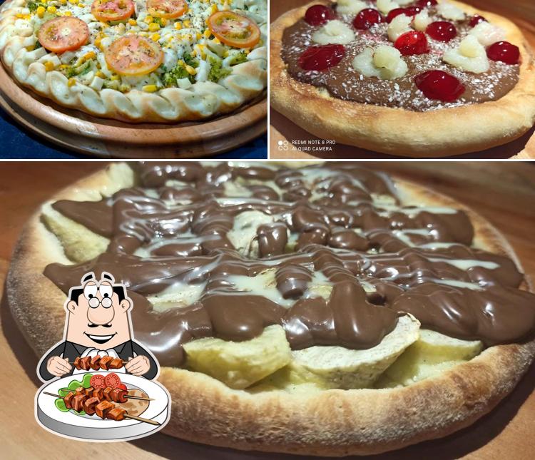 Platos en Donattos Pizzaria e Esfiharia