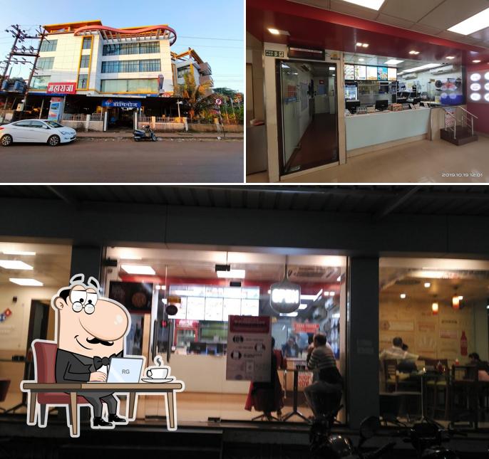 Check out the photo depicting interior and exterior at Domino's Pizza Sanmitra Nagar, Ratnagiri