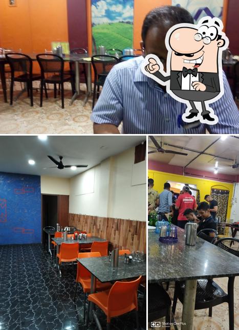 Take a seat at one of the tables at Punjami Shere Punjab