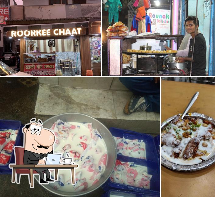 The interior of Roorkee Chat Bhandar