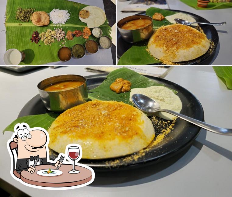 Creme brulee at Shri Prasadam