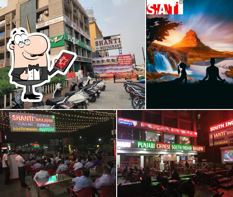 Enjoy the view at the outside area of Shanti Restaurant