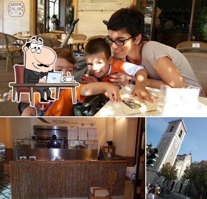 La immagine della interni e esterno di Caffè Roma