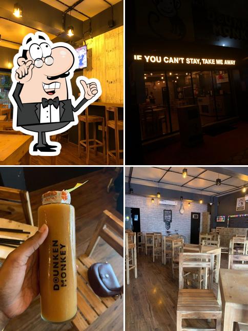 The interior of Drunken Monkey