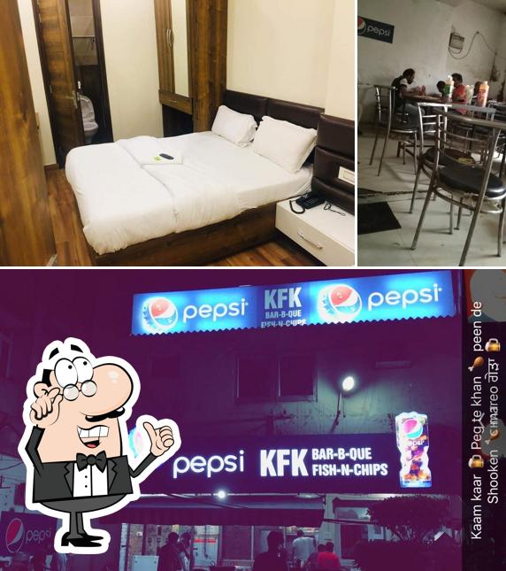 The interior of KFK Bar-B-Que Fish and Chips