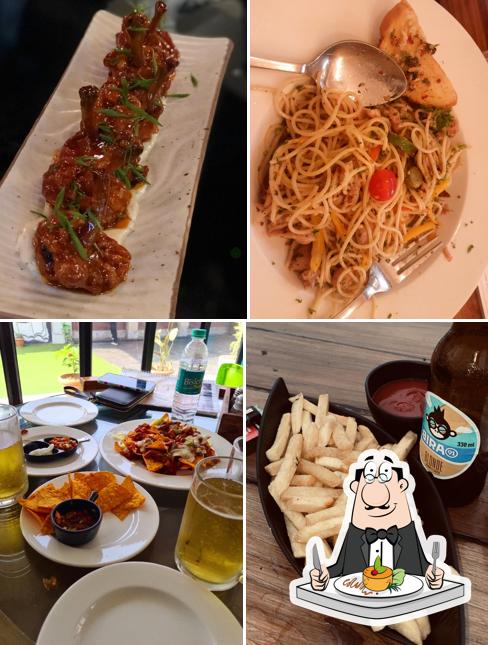 Spaghetti at Olive Garden Rooftop Restro Cum Bar