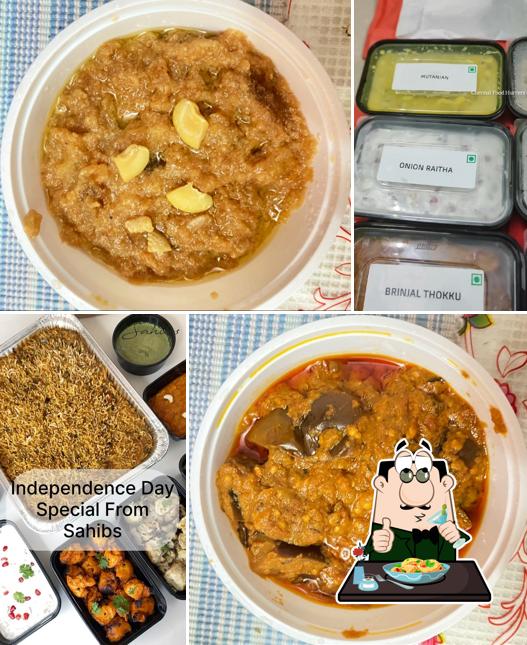 Meals at Sahibs Biryani