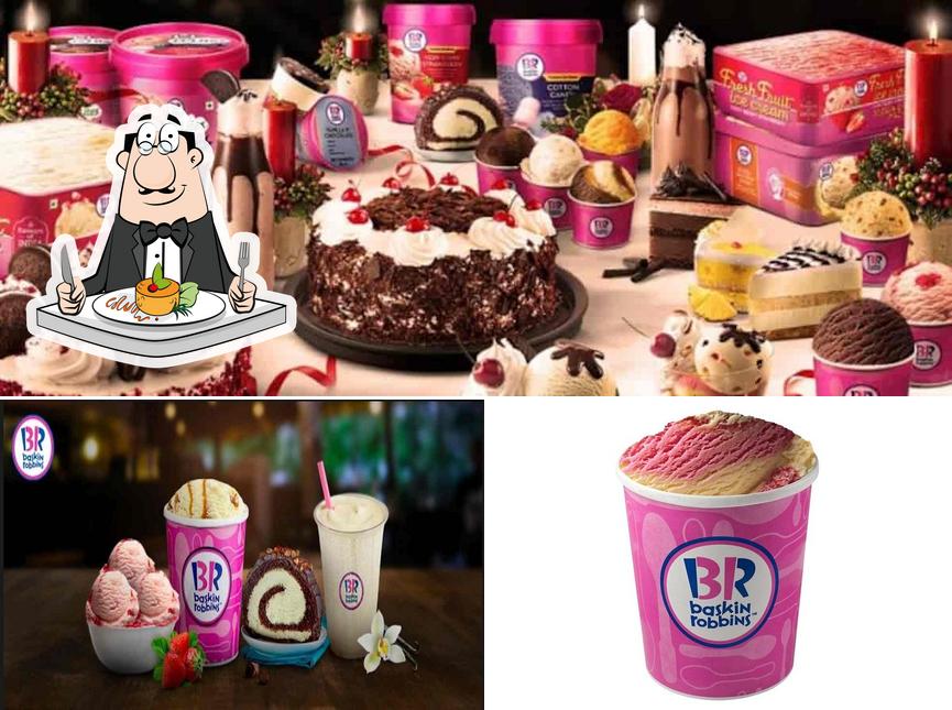Food at Baskin Robbins - Ice Cream Desserts