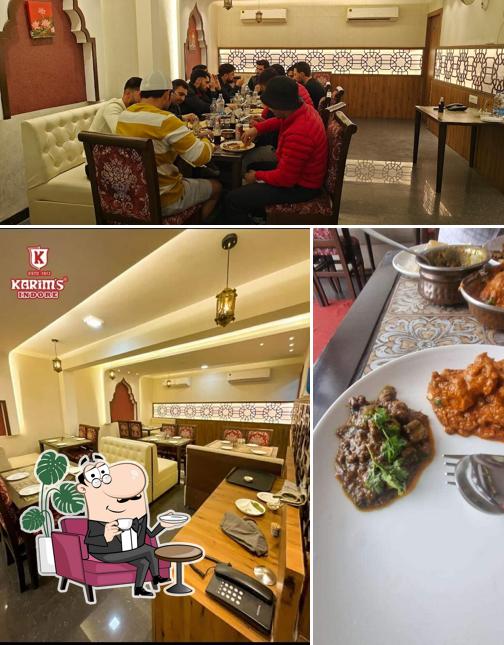 The interior of KARIM'S INDORE - ( ORIGINAL FROM JAMA MASJID DELHI-6 )