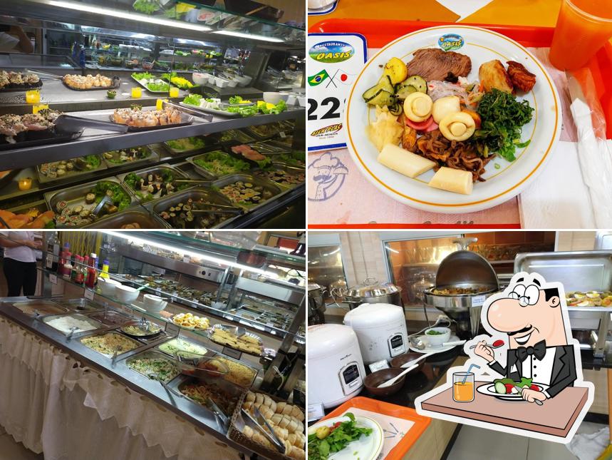 Comida em Restaurante Oasis