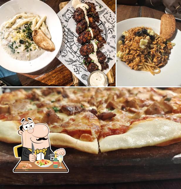 Food at The Irish cafe