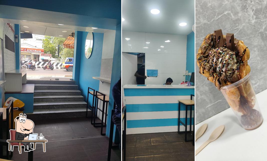 The interior of WaffMello