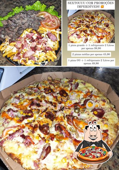 Peça diferentes estilos de pizza