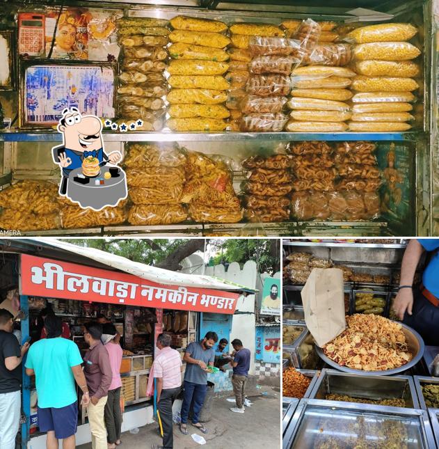 Meals at Bhilwara kachori & Namkin Bhandar