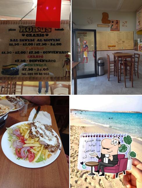 Gli interni di HORUS Kebab & Pizza