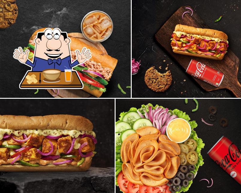 Food at Subway Eros Mall